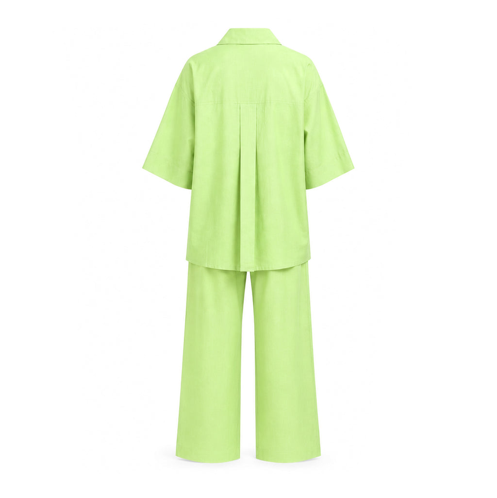 Lana Set with Pants- Lime Green