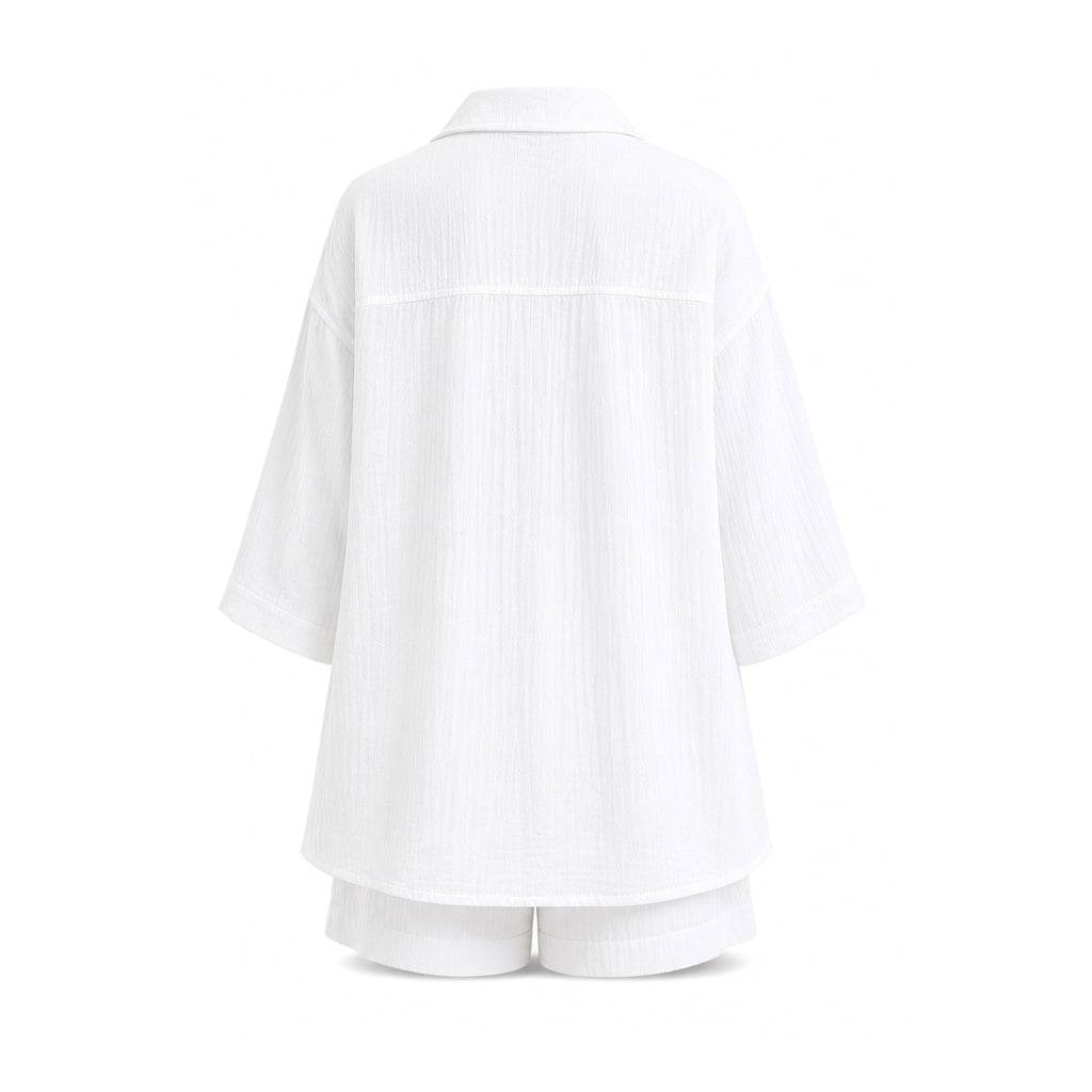 Lana Set with Shorts- Ivory