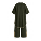 Olive Green & Gold Gota Pocket Set