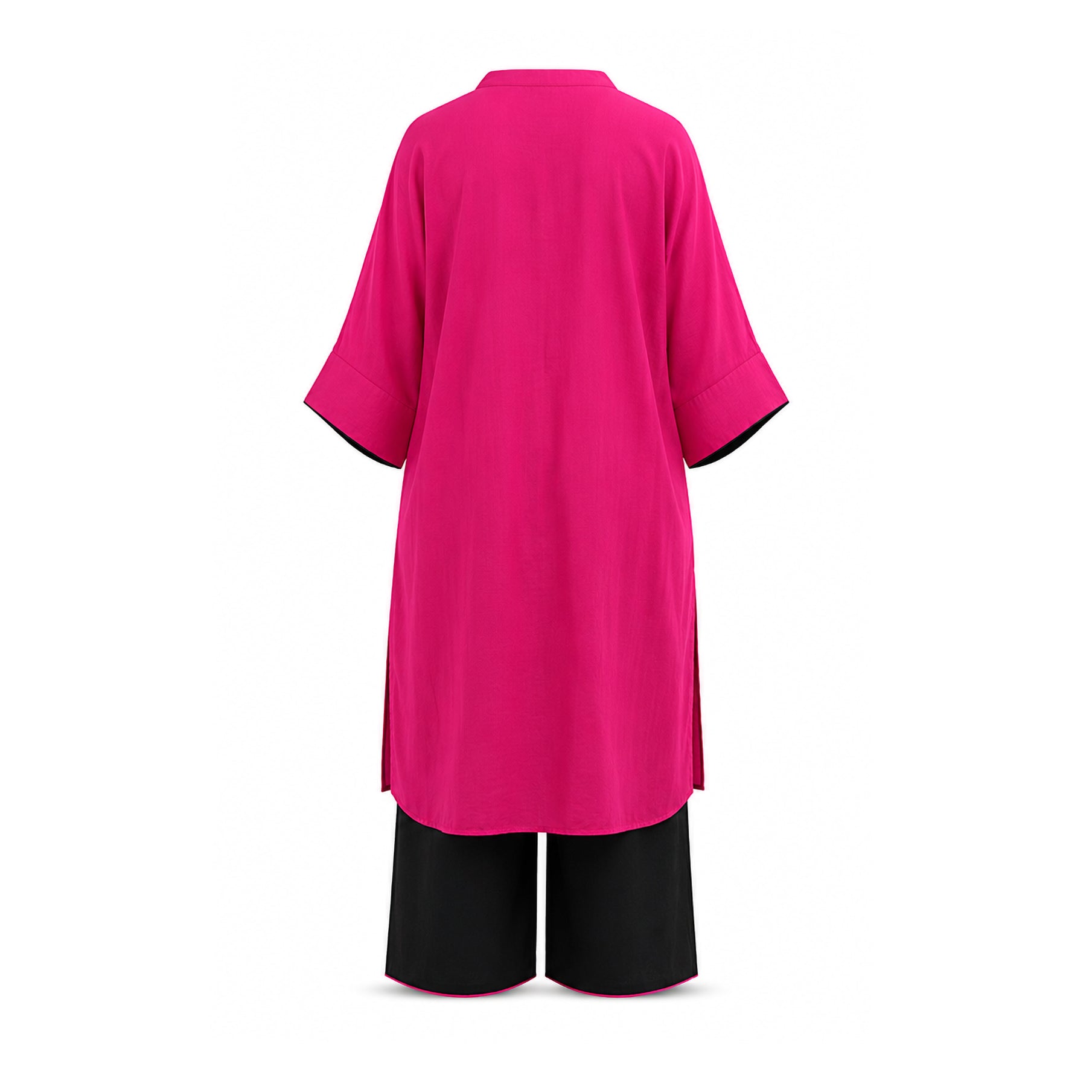 Pink & Black Pintex Set