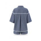 Lace Denim Set