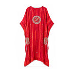 Pink & Red free size shaded Gota Kaftaan