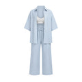 Lana Set with Pants- Sky Blue