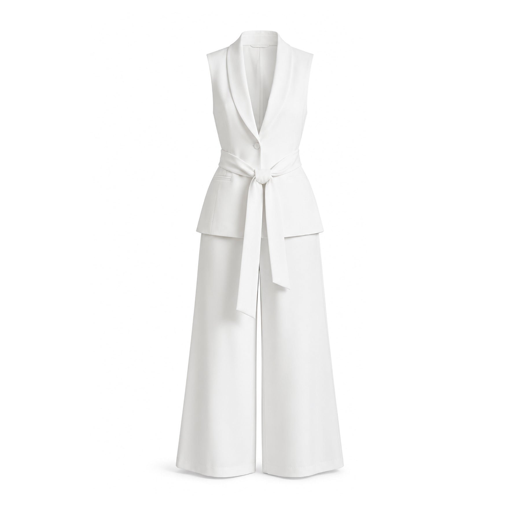 White Jacket & Trouser Set
