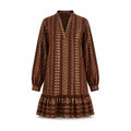 Adelina Dress- Brown