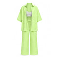 Lana Set with Pants- Lime Green