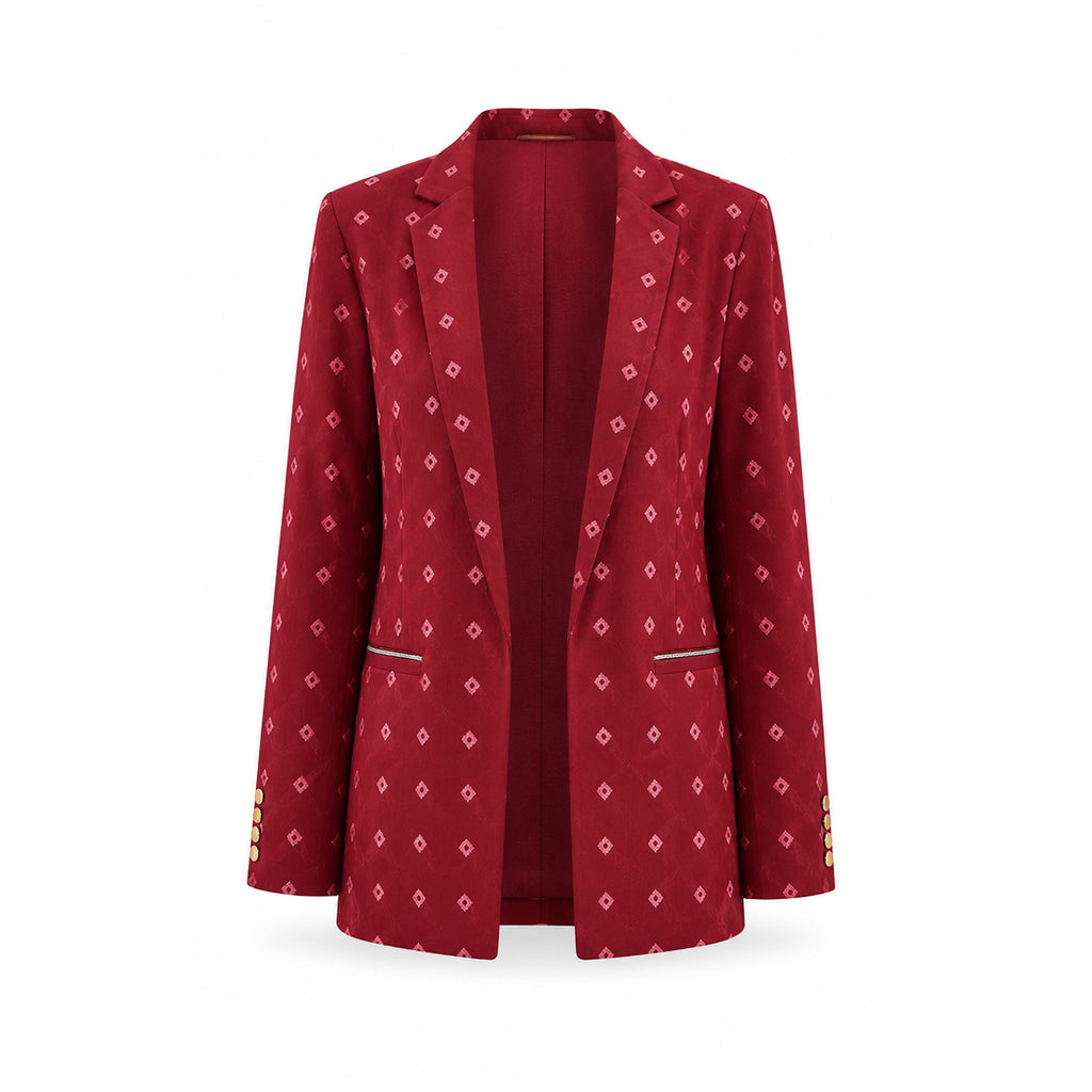 Jade Coat- maroon