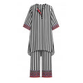 Black & White Striped Set