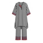 Black & White Striped Set