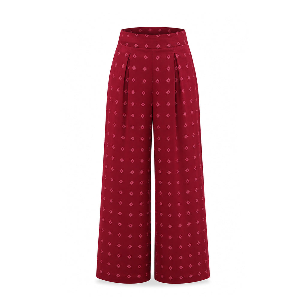 Jade Trousers- Maroon