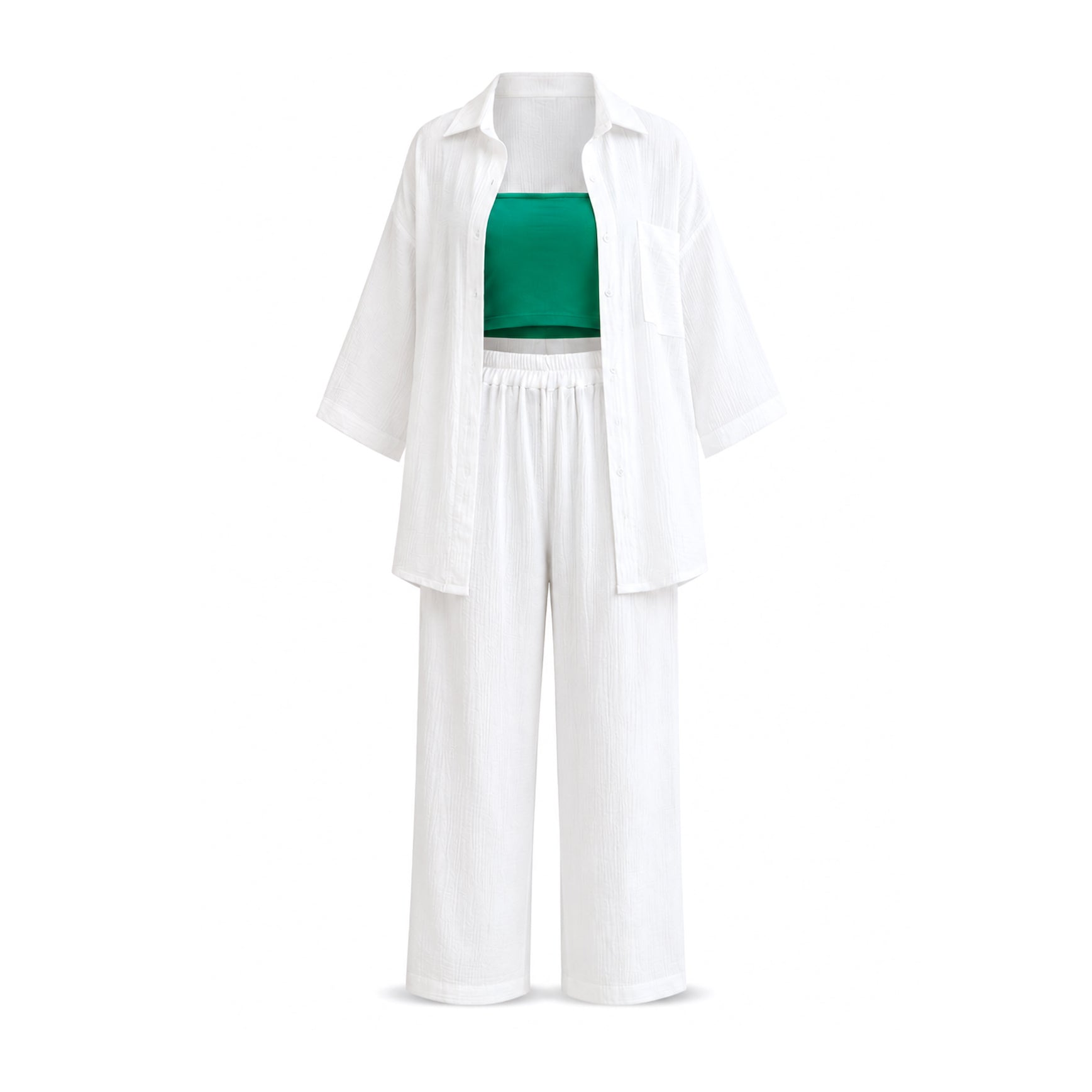 Lana Set with Pants- Ivory