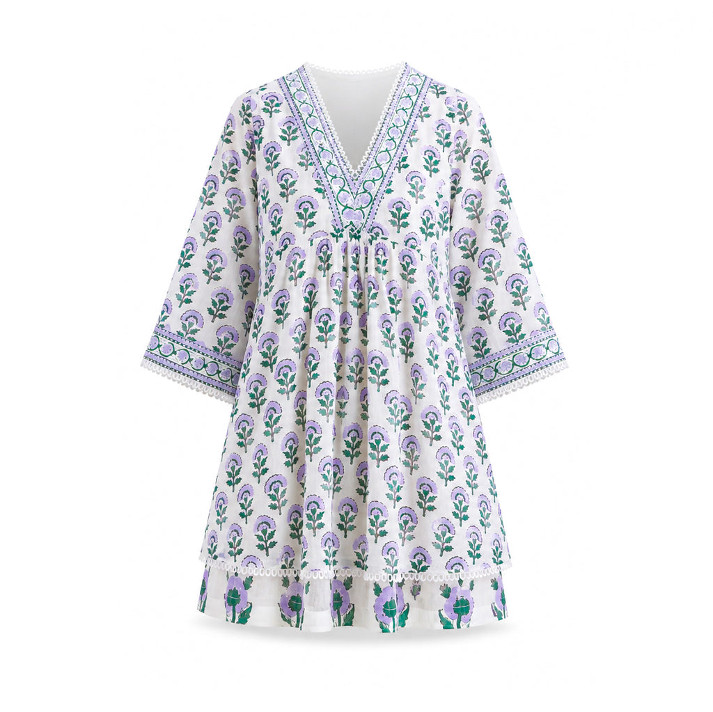 Augusta Dress- Lilac
