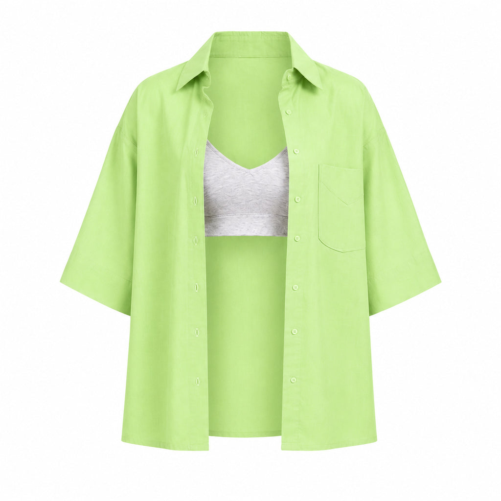 Lana Shirt- Lime Green