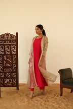 Magenta Muse Jacket Set
